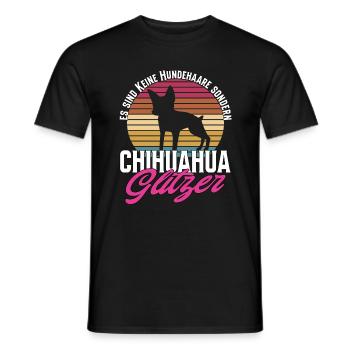 Es Sind Keine Hundehaare Lustiger Chihuahua - Männer T-Shirt - Schwarz - Vorne - AI Model Male 178 light (178cm)