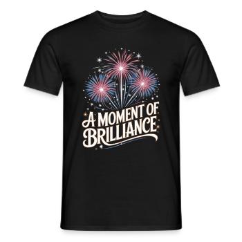 Pyrotechnics Fireworks Pyrotechnics - Men's T-Shirt - black - Front - AI Model Male 178 light (178cm)