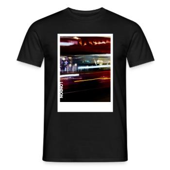 London Design - Männer T-Shirt - Schwarz - Vorne - AI Model Male 178 light (178cm)