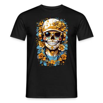 Crâne de sucre - T-shirt homme - noir - Devant - AI Model Male 178 light (178cm)