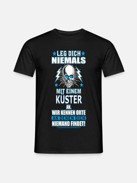 KÜSTER - Männer T-Shirt - Schwarz