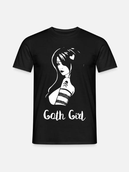 Goth Girl - Men's T-Shirt - black