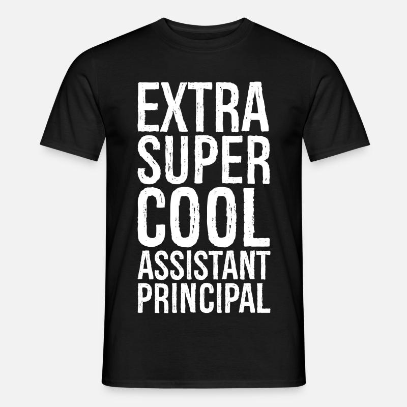 Extra Super Cool Assistant Principal - Men's T-Shirt - black