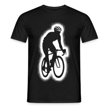 Vélo de route Vélo de route - T-shirt homme - noir - Devant - AI Model Male 178 light (178cm)