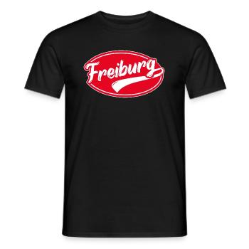 Freiburg im Breisgau - Men's T-Shirt - black - Front - AI Model Male 178 light (178cm)