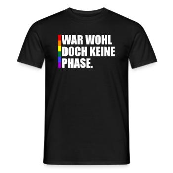 War Wohl Doch Keine Phase - Männer T-Shirt - Schwarz - Vorne - AI Model Male 178 light (178cm)