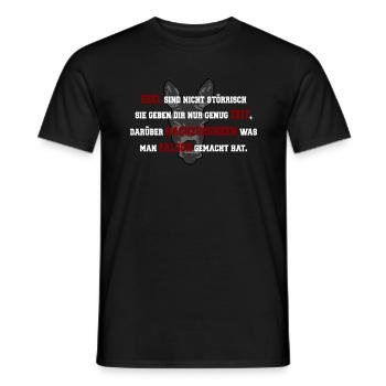 Esel Motiv - Männer T-Shirt - Schwarz - Vorne - AI Model Male 178 light (178cm)