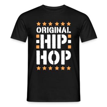Hip hop breakdance - T-shirt homme - noir - Devant - AI Model Male 178 light (178cm)