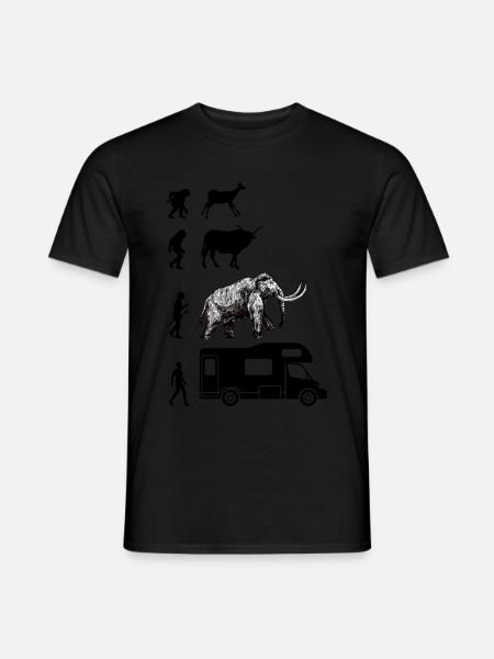 Humor Wohnmobil Evolution - Männer T-Shirt - Schwarz