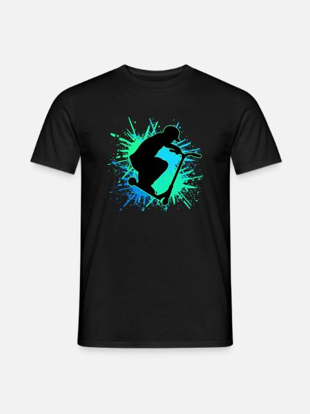 scooter le cascader - T-shirt homme - noir