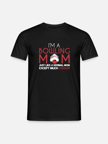 Cooler Bowling Mom - Men's T-Shirt - black