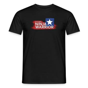 Future Ninja Warrior - Men's T-Shirt - black - Front - AI Model Male 178 light (178cm)