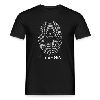 Drum DNA Drummer Music Rock Metal Gift - Men's T-Shirt - black - Front - AI Model Male 178 light (178cm)