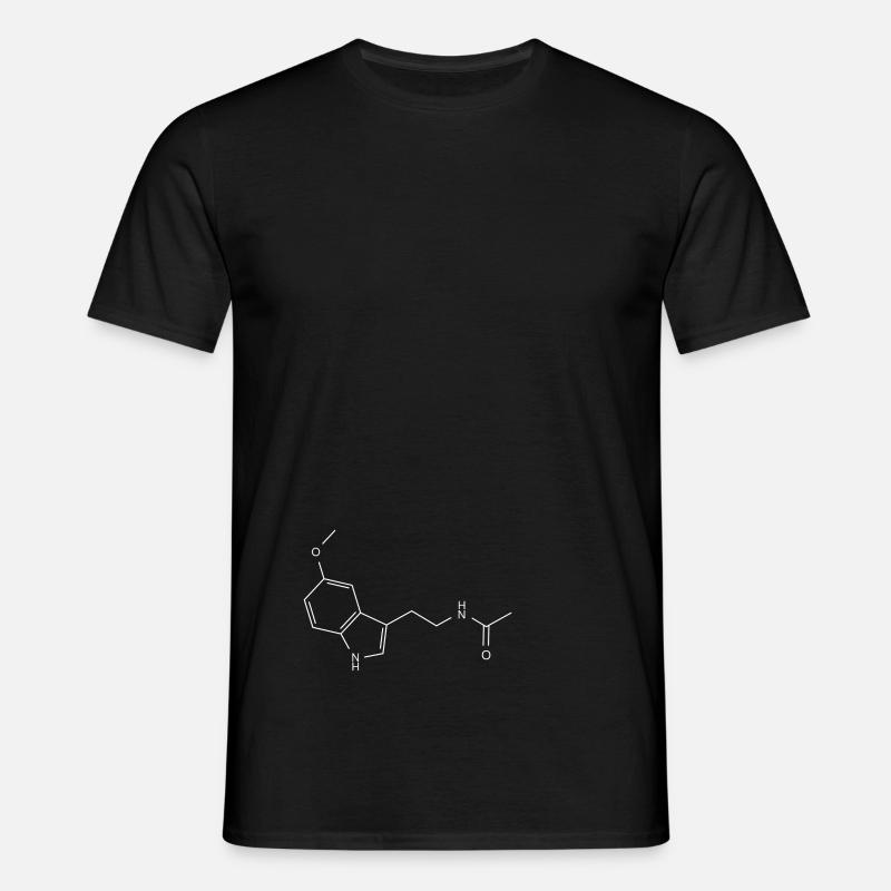melatonin - Men's T-Shirt - black