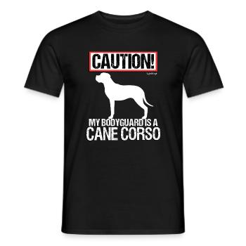 Cane Corso Guard 2 - Men's T-Shirt - black - Front - AI Model Male 178 light (178cm)