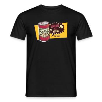 Propulsé Par Les Haricots Et Le Regret - Pet Péter Péter - T-shirt homme - noir - Devant - AI Model Male 178 light (178cm)