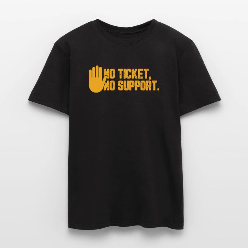 No Ticket No Support Computer Scientist IT Administrator Men's T-Shirt