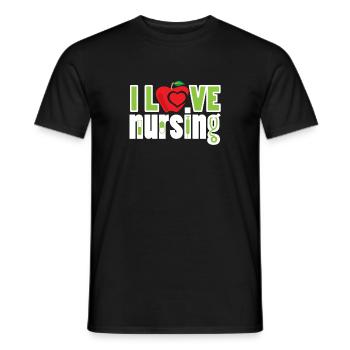 Drôle d’infirmière J’aime les soins infirmiers Médecine Cadeau - T-shirt homme - noir - Devant - AI Model Male 178 light (178cm)