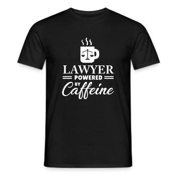 Rechtsanwalt Rechtsanwalt Anwalt Advokat Kaffee Geschenk - Männer T-Shirt - Schwarz - Vorne - AI Model Male 178 light (178cm)