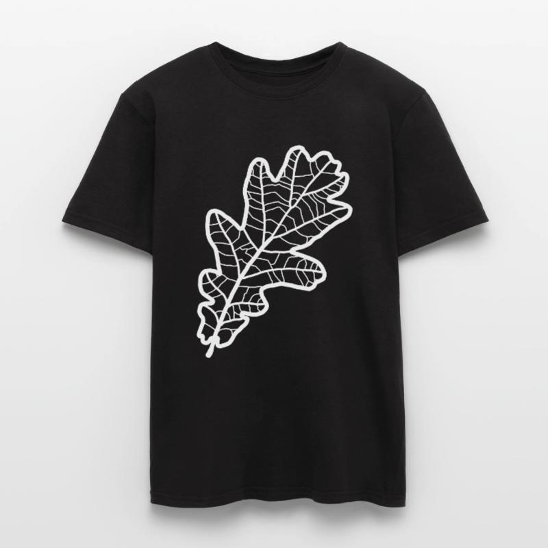 Eiche Eichenblatt Eichenlaub Eichen Oak Leaf Baum Männer T-Shirt