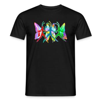 Printemps Danse - T-shirt homme - noir - Devant - AI Model Male 178 light (178cm)