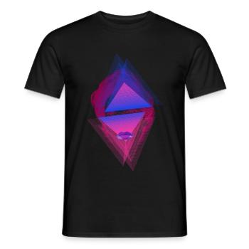 Face - Männer T-Shirt - Schwarz - Vorne - AI Model Male 178 light (178cm)