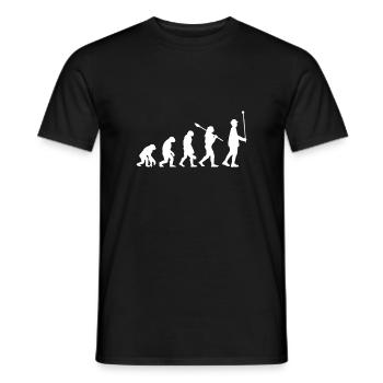Evolution du chef d’état-major | Musikkapelle - T-shirt homme - noir - Devant - AI Model Male 178 light (178cm)