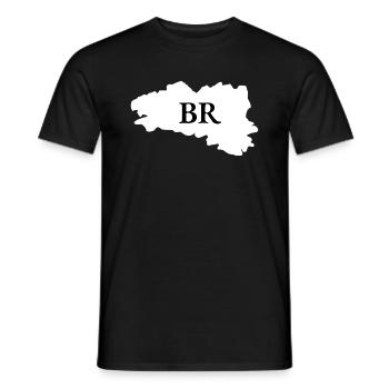 Brittany Bretons Bretons I love brittany breizh - Men's T-Shirt - black - Front - AI Model Male 178 light (178cm)