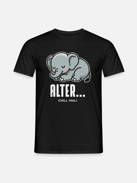 Chill out - Men's T-Shirt - black