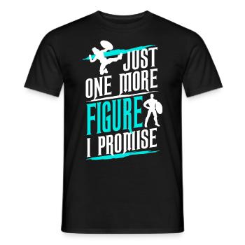 Just one more Action Figure - Nur noch eine Figur - Männer T-Shirt - Schwarz - Vorne - AI Model Male 178 light (178cm)