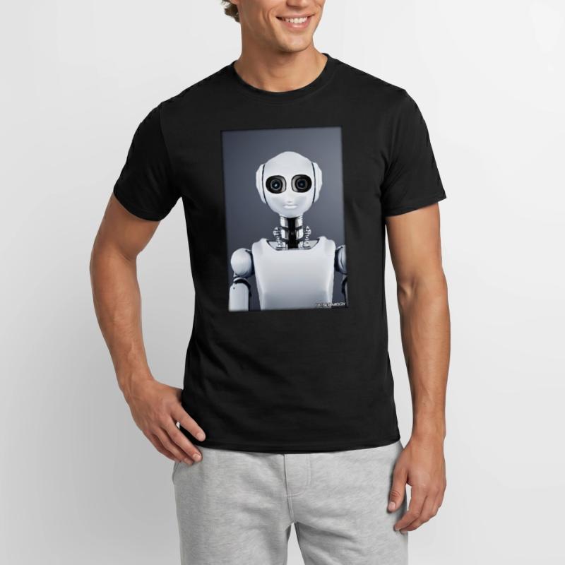Robot Future Technology Science Android T-shirt homme