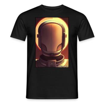 Robot Future Technology Science Android - T-shirt homme - noir - Devant - AI Model Male 178 light (178cm)