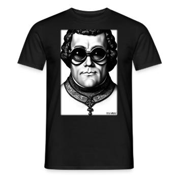 Martin Luther Sunglasses Religion Church - T-shirt homme - noir - Devant - AI Model Male 178 light (178cm)