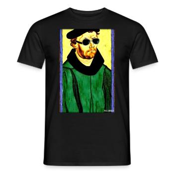 Martin Luther Sunglasses Religion Church - T-shirt homme - noir - Devant - AI Model Male 178 light (178cm)