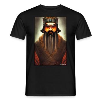 Confucius sunglasses philosopher China Asia - Men's T-Shirt - black - Front - AI Model Male 178 light (178cm)