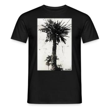Palm Beach Holiday Summer Sun Sea Travel Holidays - T-shirt homme - noir - Devant - AI Model Male 178 light (178cm)