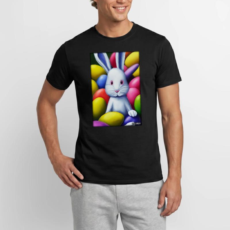 Rabbit Easter Easter Pet Easter Holiday Men’s T-shirt