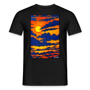 Soleil Eté Nature Vacances Soleil Soleil - T-shirt homme - noir - Devant - AI Model Male 178 light (178cm)