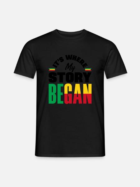 Béninois Bénin Drapeau Béninois Citation - T-shirt homme - noir