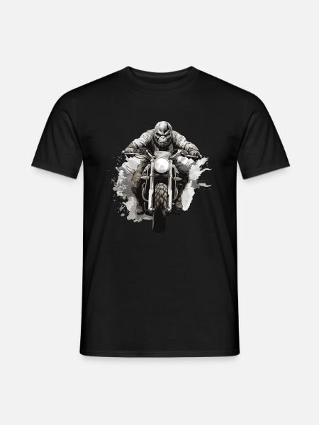 Gorilla Motorrad Biker Beast - Männer T-Shirt - Schwarz