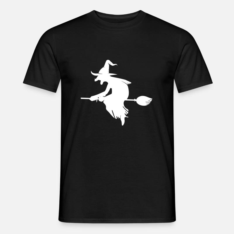 halloween hexe - Männer T-Shirt - Schwarz