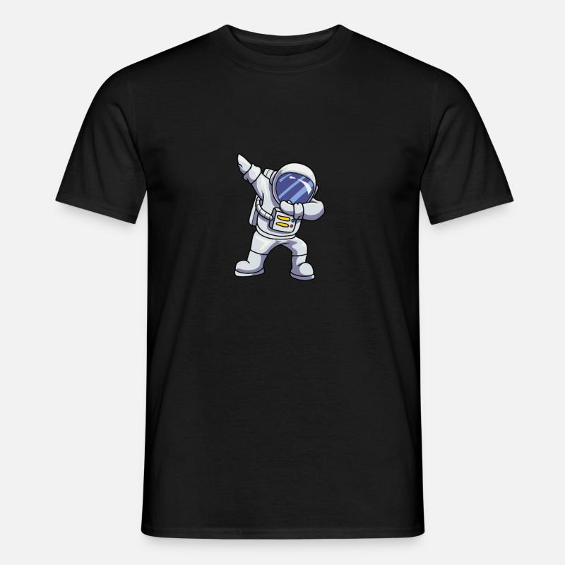 Astronaut - Männer T-Shirt - Schwarz