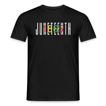 Juneteenth Black History Celebrating Black Freedom - T-shirt homme - noir - Devant - AI Model Male 178 light (178cm)