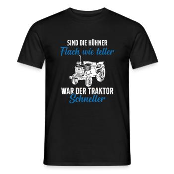 Traktor Trecker Spruch Bauernhof Landwirt Bauer - Männer T-Shirt - Schwarz - Vorne - AI Model Male 178 light (178cm)