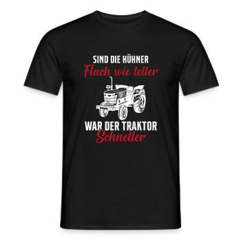 Traktor Trecker Spruch Bauernhof Landwirt Bauer - Männer T-Shirt - Schwarz - Vorne - AI Model Male 178 light (178cm)