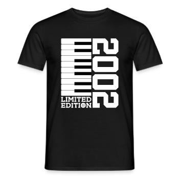 KLAVIER 24. GEBURTSTAG PIANO LIMITED EDITION 2002 - Männer T-Shirt - Schwarz - Vorne - AI Model Male 178 light (178cm)