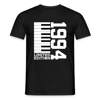 KLAVIER 32. GEBURTSTAG PIANO LIMITED EDITION 1994 - Männer T-Shirt - Schwarz - Vorne - AI Model Male 178 light (178cm)