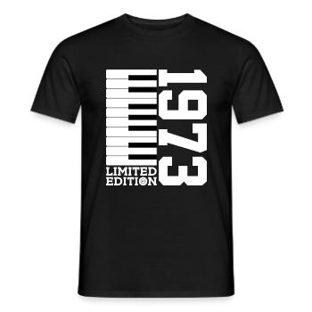 KLAVIER 53. GEBURTSTAG PIANO LIMITED EDITION 1973 - Männer T-Shirt - Schwarz - Vorne - AI Model Male 178 light (178cm)