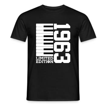 KLAVIER 63. GEBURTSTAG PIANO LIMITED EDITION 1963 - Männer T-Shirt - Schwarz - Vorne - AI Model Male 178 light (178cm)