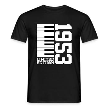 KLAVIER 73. GEBURTSTAG PIANO LIMITED EDITION 1953 - Männer T-Shirt - Schwarz - Vorne - AI Model Male 178 light (178cm)